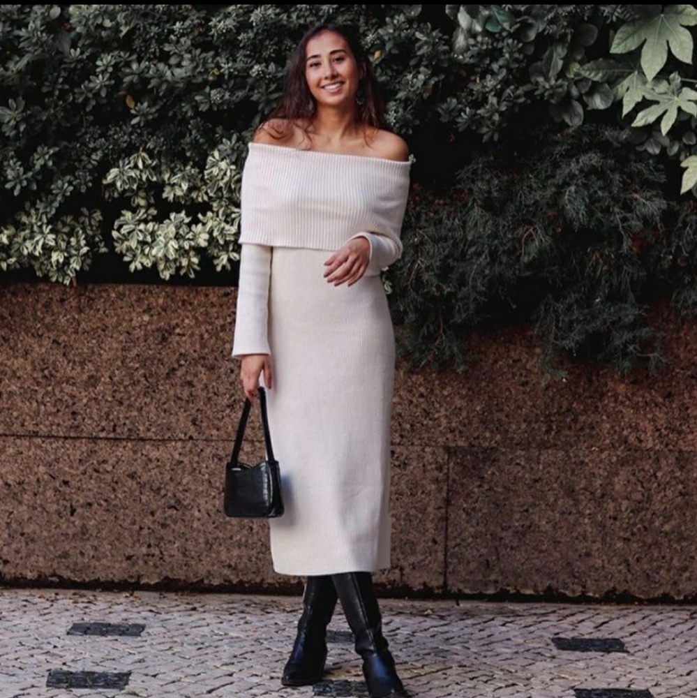Zara long knit dress - Picture 4 of 16